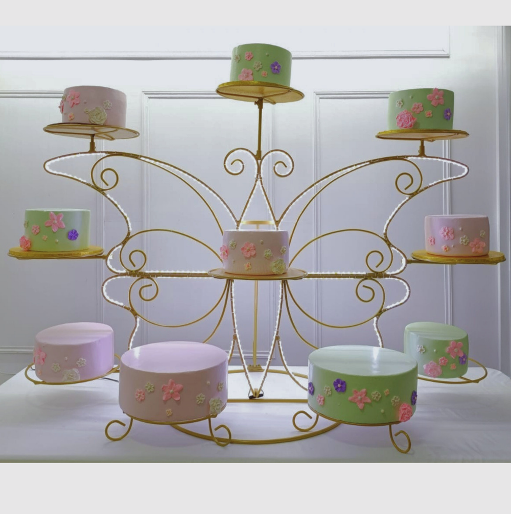 Mariposa de 10 ORO con luz