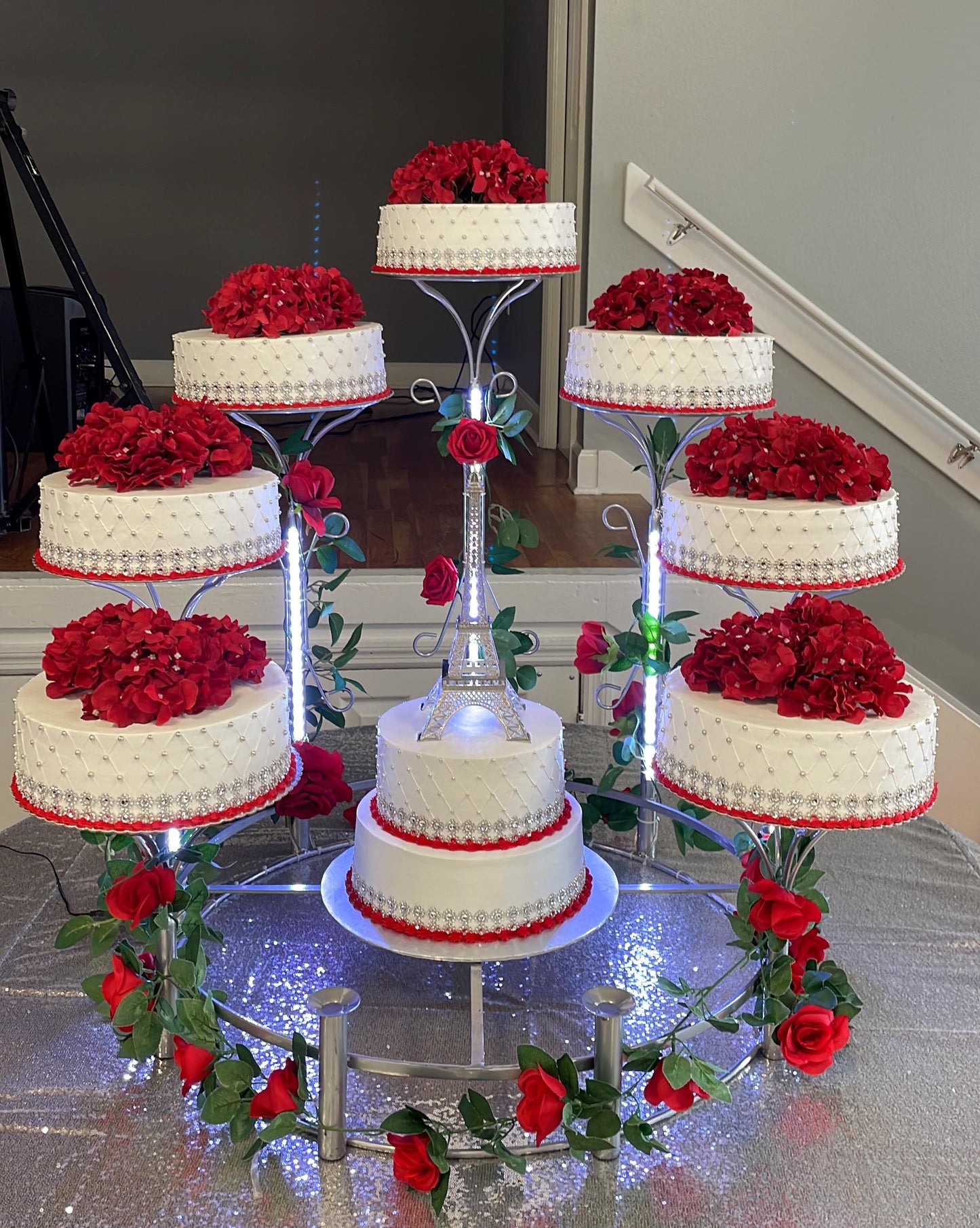 Clarines de 7 con luz