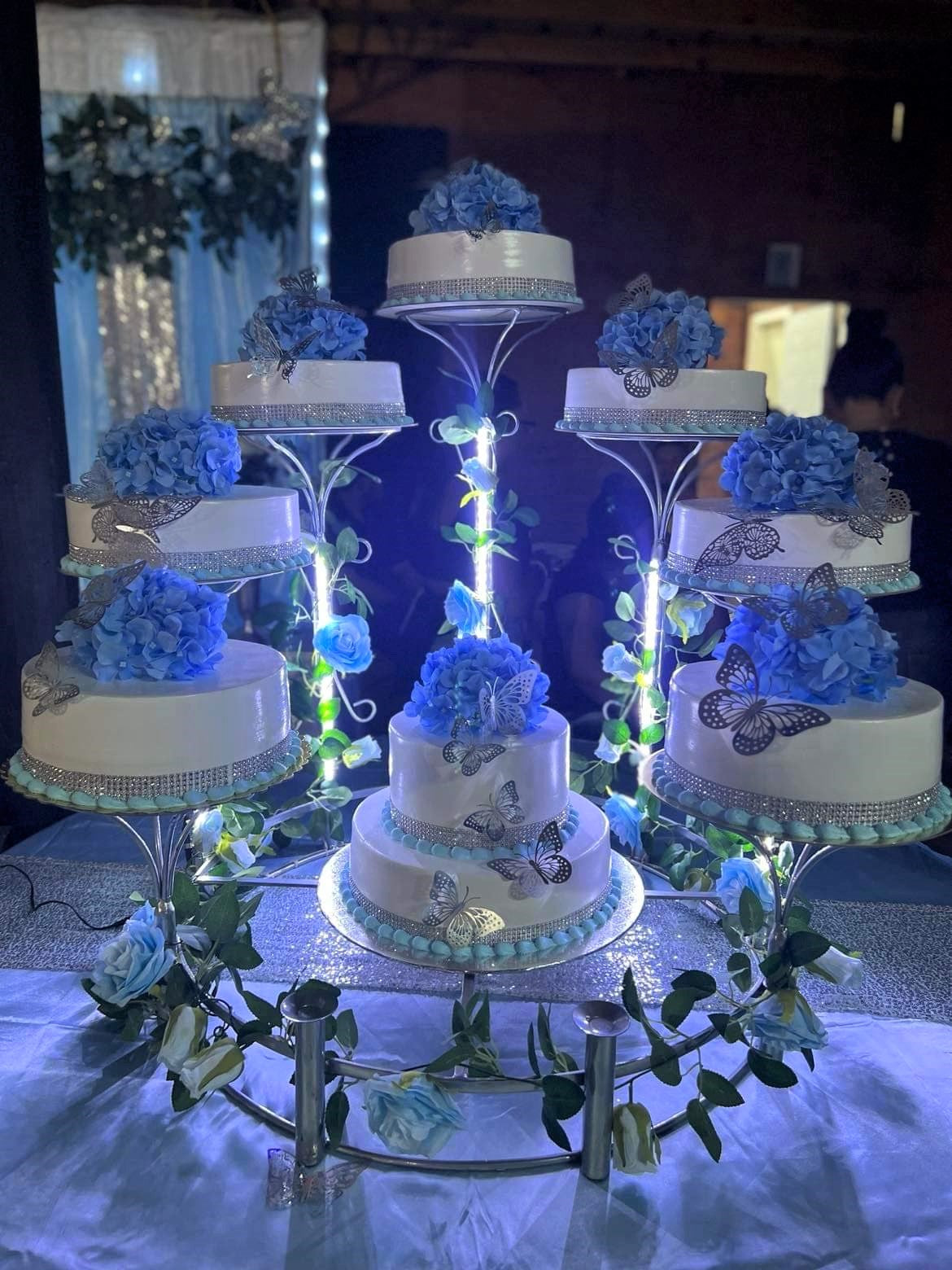 Clarines de 7 con luz