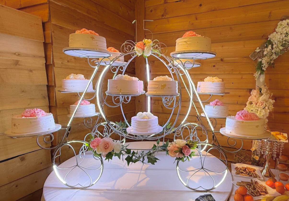 Carruaje cenicienta de 15 con luz