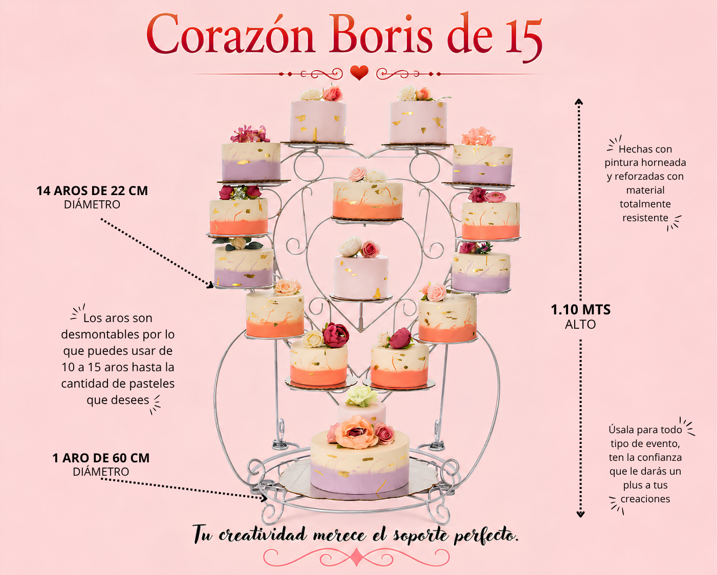 Corazón boris de 15