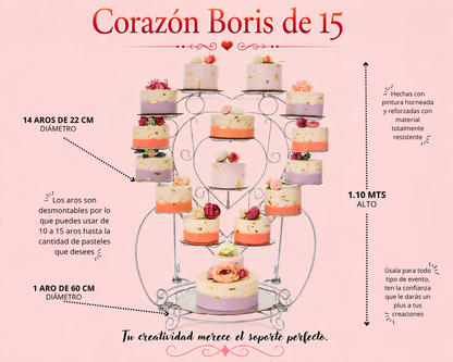 Corazón boris de 15