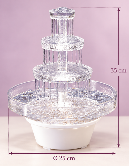Fuente de Agua Decorativa de 3 niveles