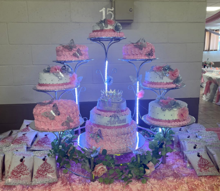 Clarines de 7 con luz