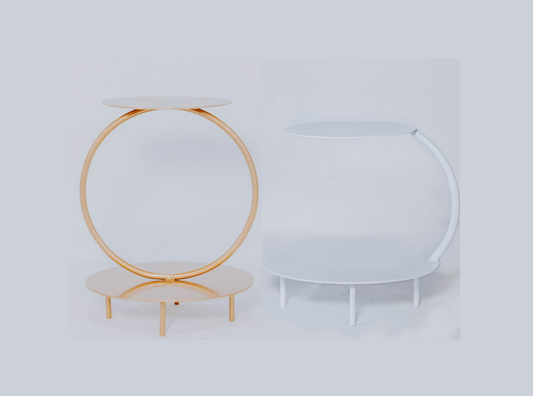 Set de 2 separadores para pastel: Anillo y Flotante