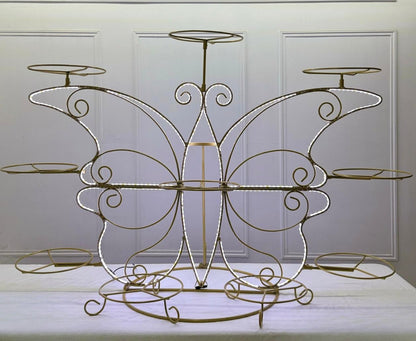 Mariposa de 10 ORO con luz