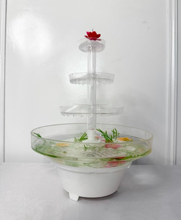 Fuente de Agua Decorativa de 3 niveles